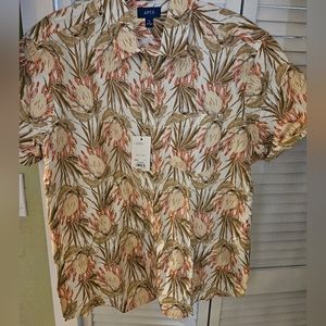 Brand new casual button down shirt